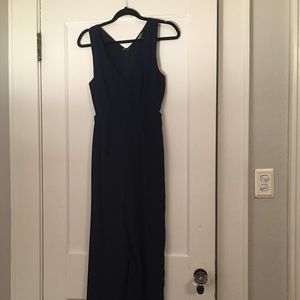 Navy Lulu’s Jumpsuit W/ Cut Outs